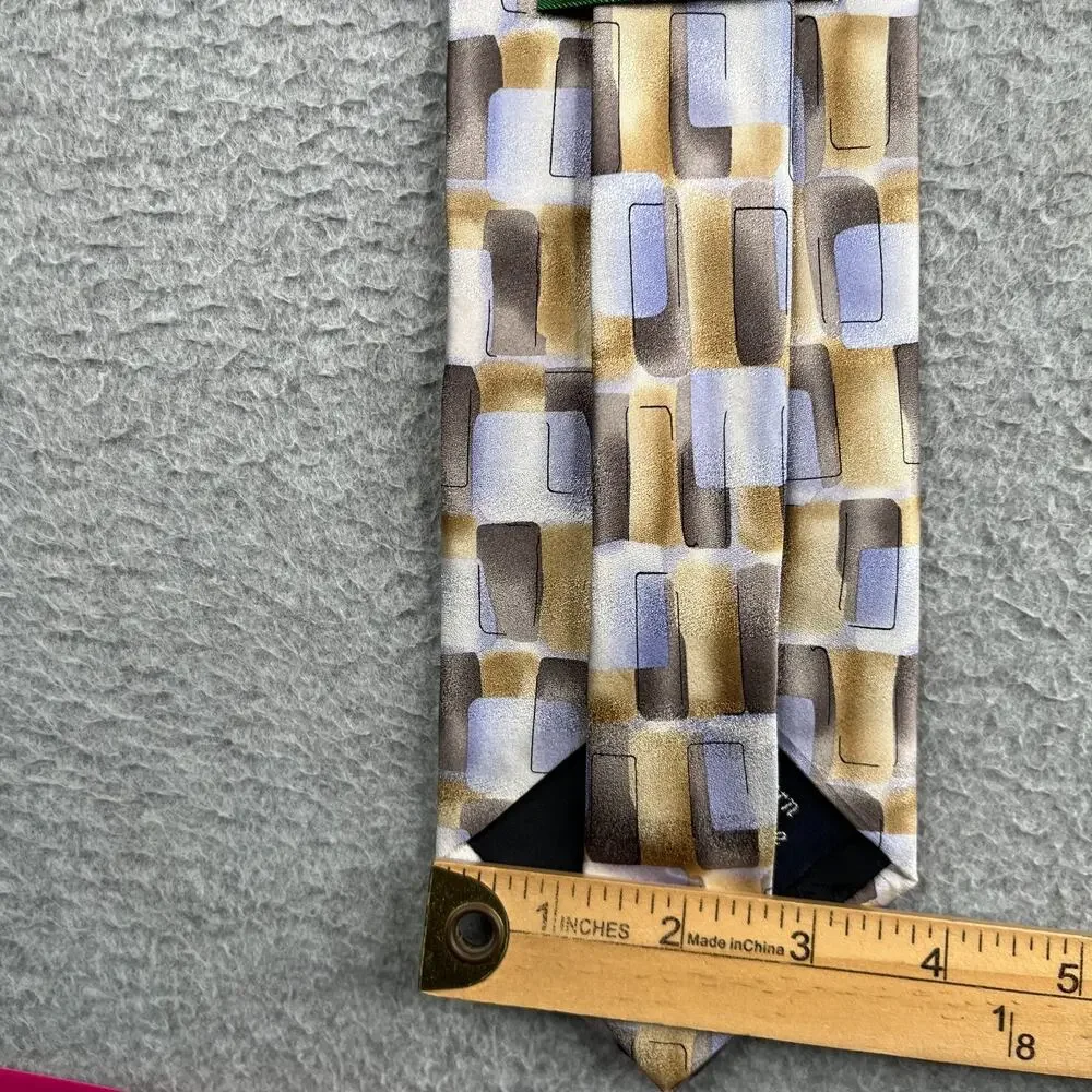 J Garcia Silk Necktie Modern Furniture Collection 34 Geometric Tie